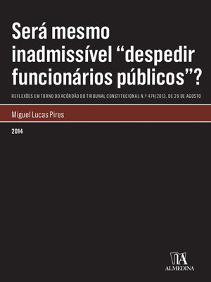 cover image of Será mesmo inadmissível